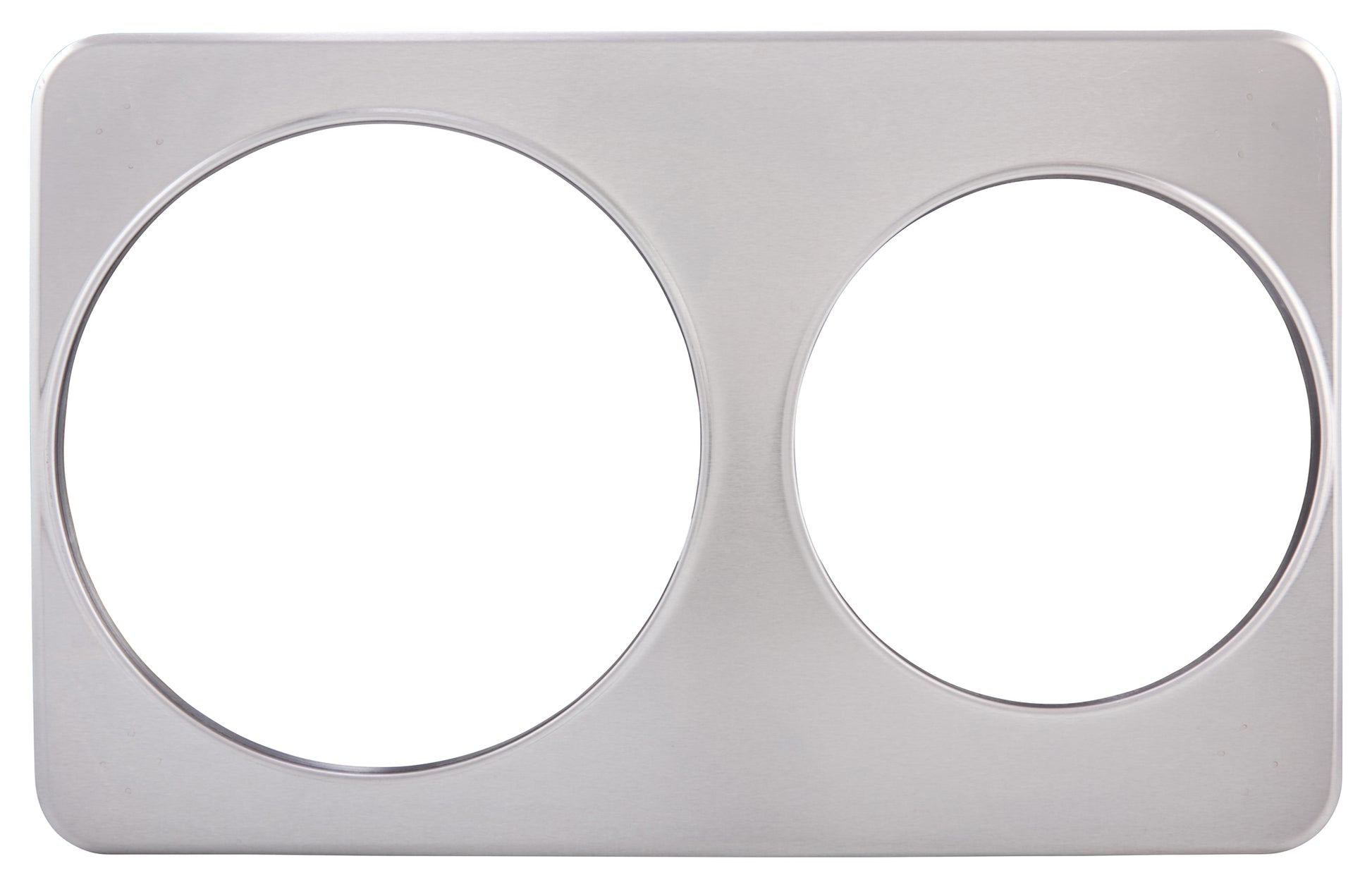 Winco ADP-810 Stainless Steel Adaptor Plate, 8-3/8" & 10-3/8" Holes