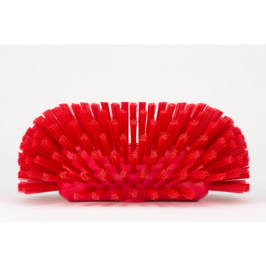 Carlisle 40043EC05 5 1/2" x 9 1/2" Red Sparta Tank & Kettle Brush
