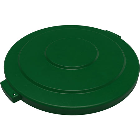 Sparta 84102109 20 Gallon Green Round Polyethylene Bronco Waste Bin Trash Container Lid