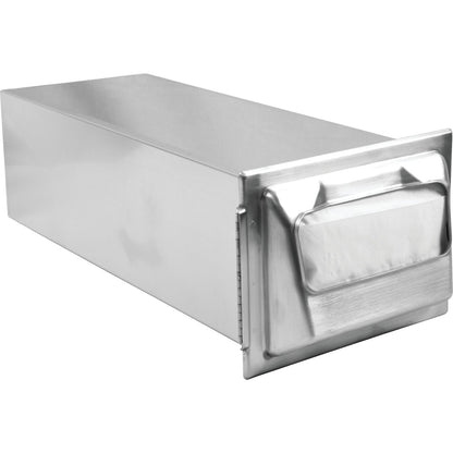 Carlisle H2000SS 750 Napkin Stainless Steel Classic In-Counter Napkin Dispenser, Minifold Control Face