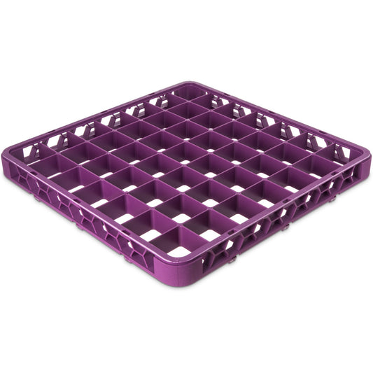 Carlisle RE49C89 Lavender 49-Compartment Polypropylene OptiClean Divided Glass Rack Extender 1.78"