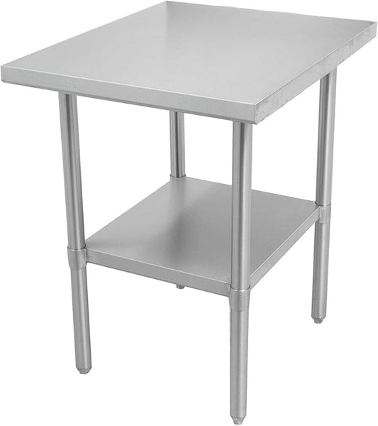 Thorinox DSST-3024-SS 30" x 24" Stainless Steel Work Table with Stainless Steel Undershelf & Legs