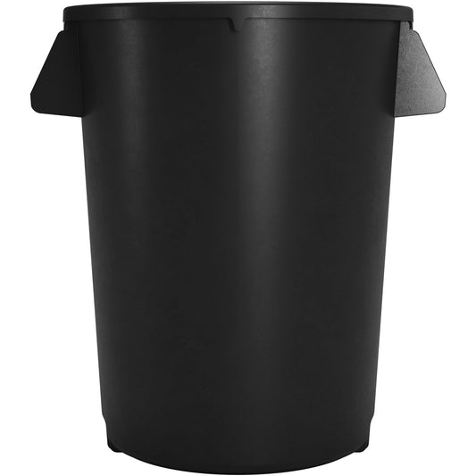 Sparta 84102003 20 Gallon Black Round Polyethylene Bronco Waste Bin Trash Container