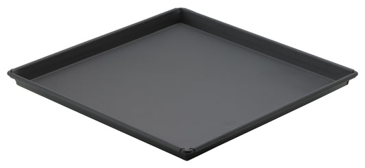 Winco SPP-1616 16" x 16" x 1" Heavyweight Rolled Steel Sicilian Pizza Pan, Non-stick
