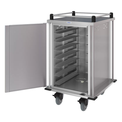 Dinex DXPTQTOPR42T2D 4 Sides Stainless Steel Dinex Top Rail for Totally Quiet Compact Carts