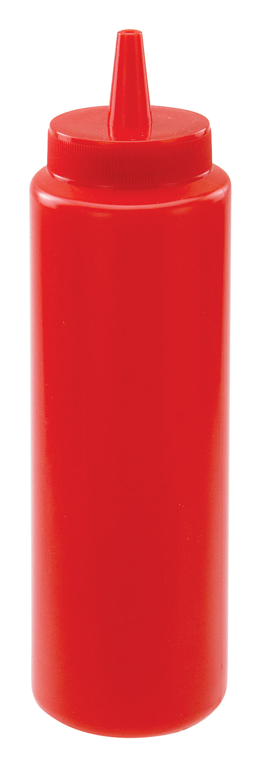 Winco PSB-08R 8 oz. Red Squeeze Bottles (6pcs/pk)