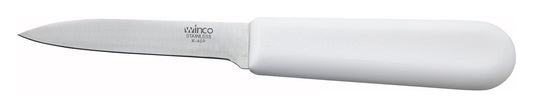 Winco K-40P White Polypropylene Handle Paring Knife