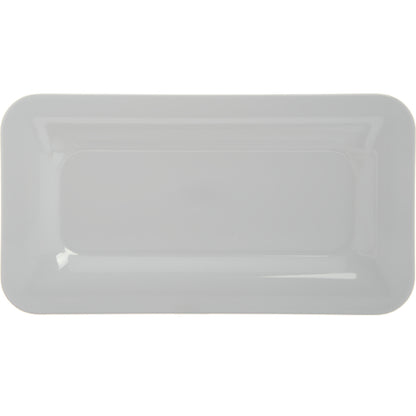 Carlisle 4446002 1" White Melamine Designer Displayware Third Size Food Pan