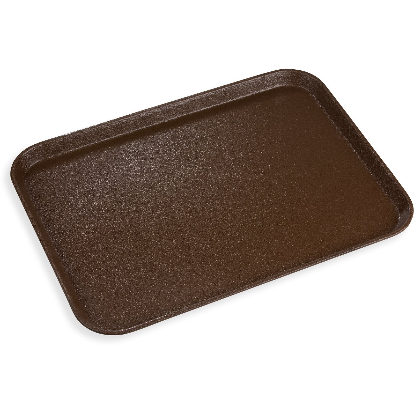 Carlisle 2216GR2Q076 22" x 16" Brown Rectangle Griptite 2 Tray