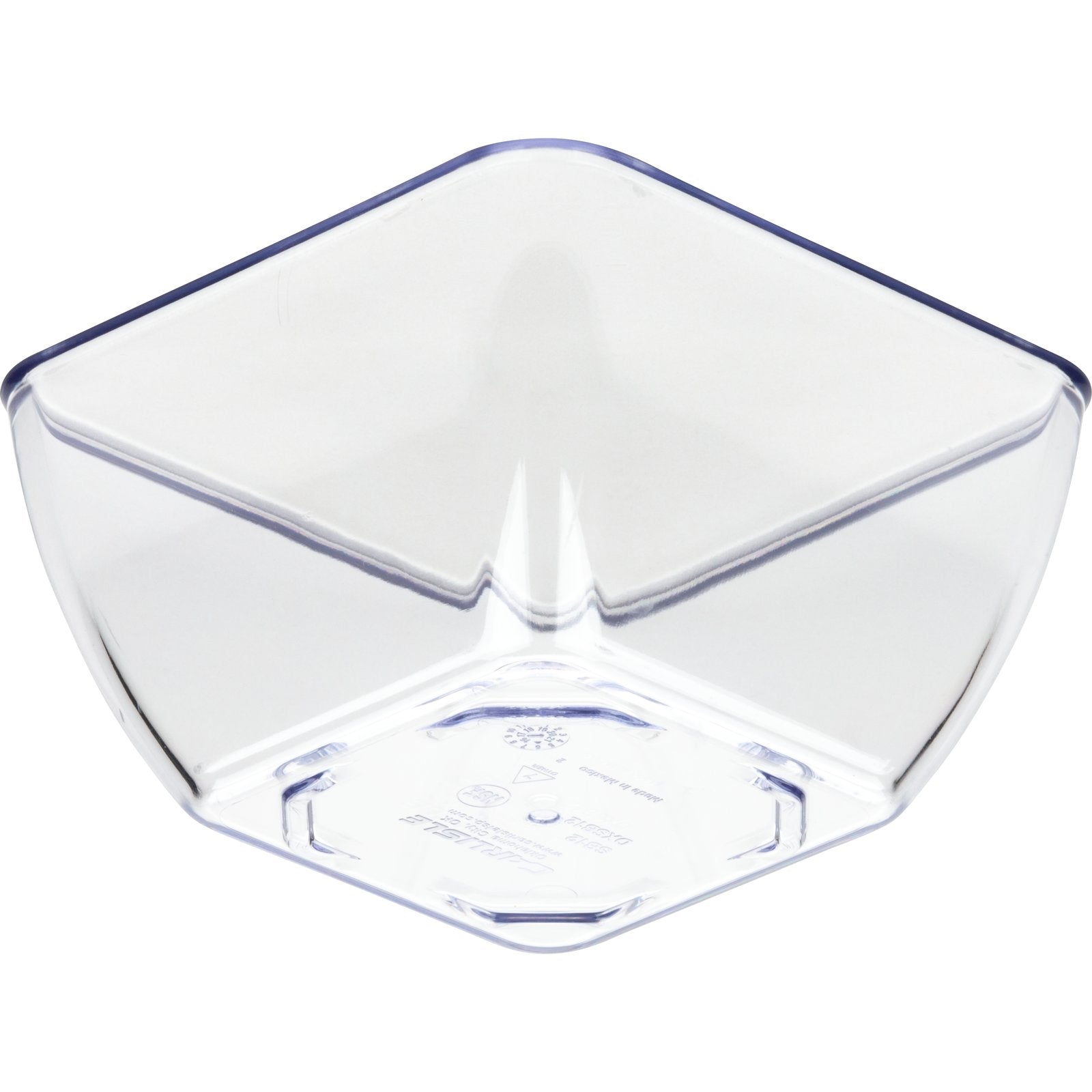 Dinex DXSB1207 12 oz Clear Square SAN Bowl (48/cs)