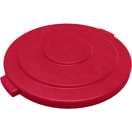 Sparta 84102105 20 Gallon Red Round Polyethylene Bronco Waste Bin Trash Container Lid