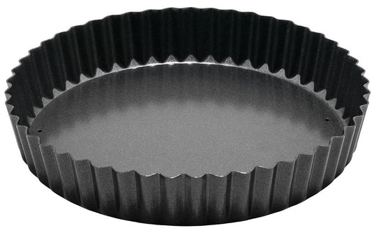 Winco FQP-8 8" Carbon Steel Quiche Pan, Non-Stick