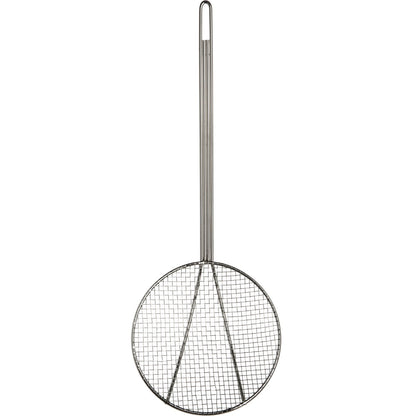 Carlisle 601528 8" Silver Bowl Mesh Skimmer - Nickel Plated Stainless
