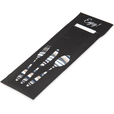 Dinex DXCTCADL1003 16" x 13" Black Large Cutlery Caddy