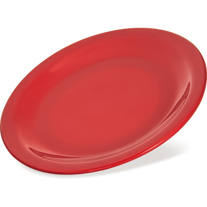 Carlisle KL20405 6.5" Red Kingline Melamine Pie Plate