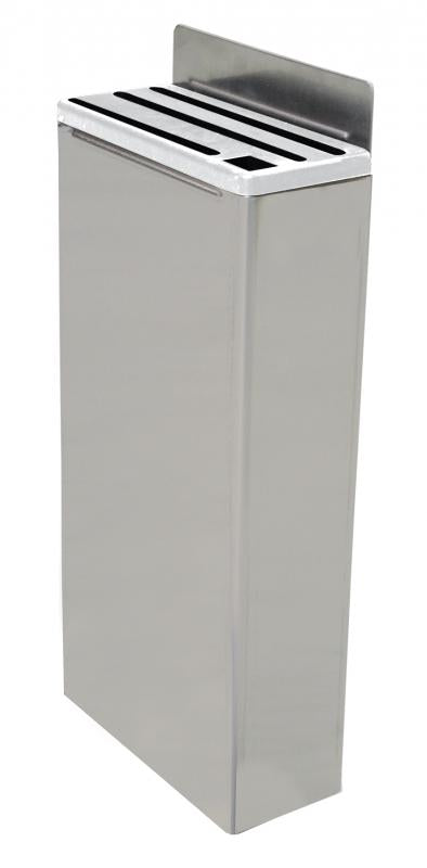 Omcan 12922 Extra Small Stainless Steel Knife Rack with White Plastic Insert