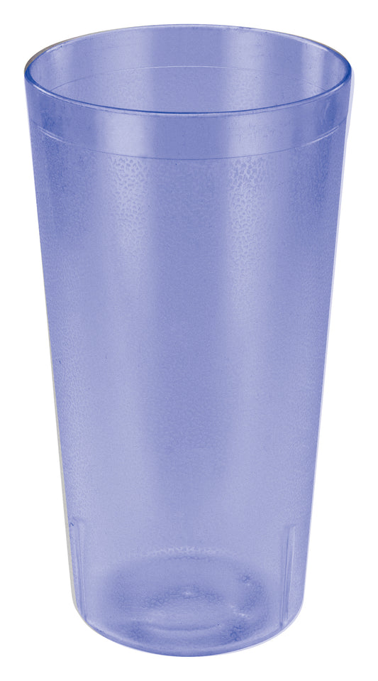 Winco PTP-32B Blue Pebbled Tumblers