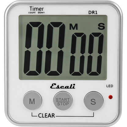 San Jamar TMDGXL Extra Large White Display Digital Timer