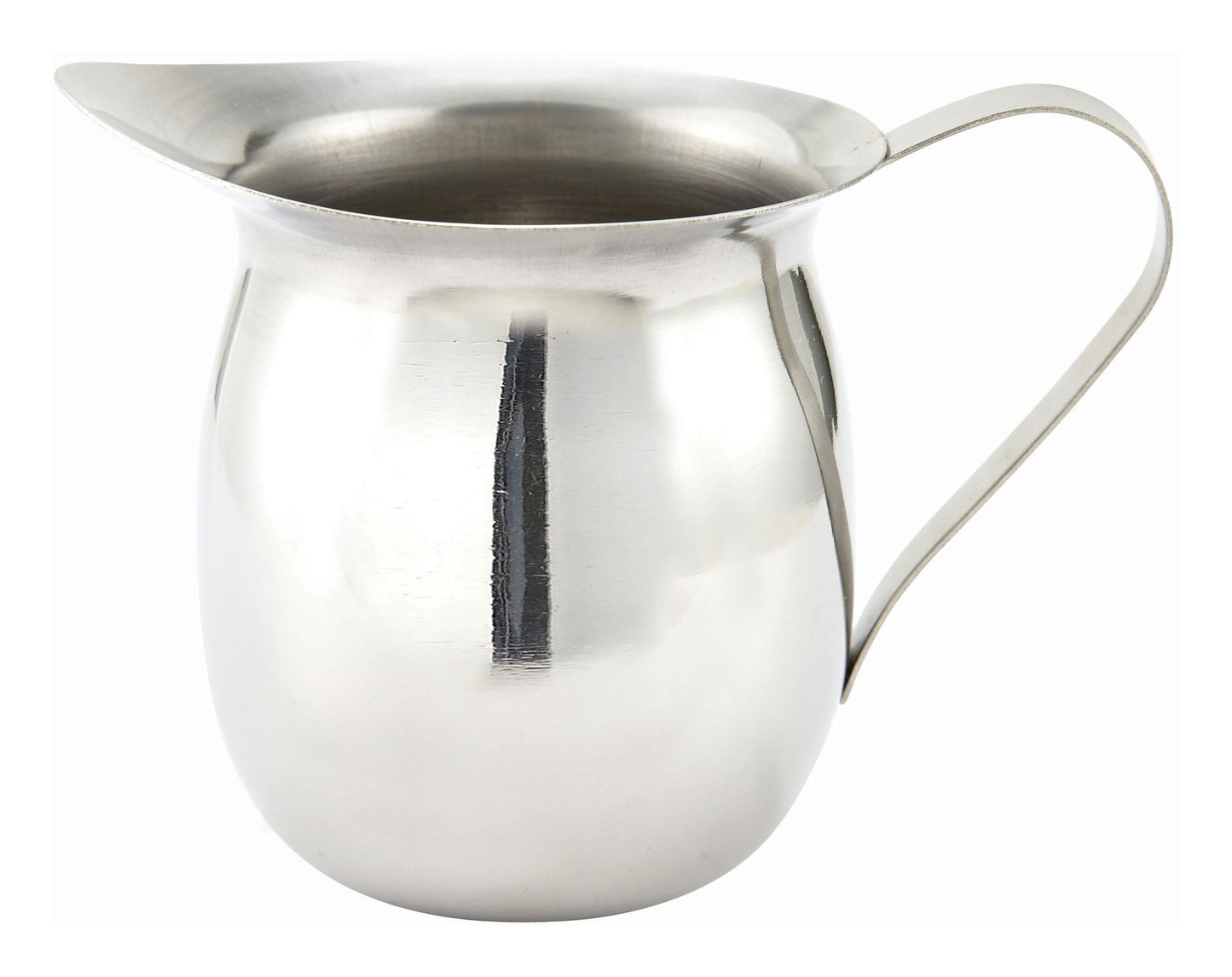 Winco BCS-10 10 oz. Stainless Steel Bell Creamer