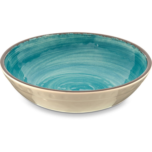 Carlisle 5401915 32 oz Aqua Mingle Melamine Cereal Bowl